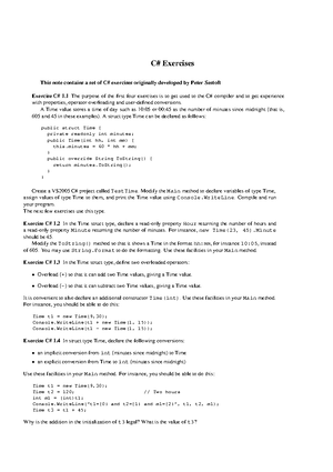 Lab Manual CSC412 Vis Prog Ver2 - i LAB MANUAL Course: CSC 412 – Visual ...