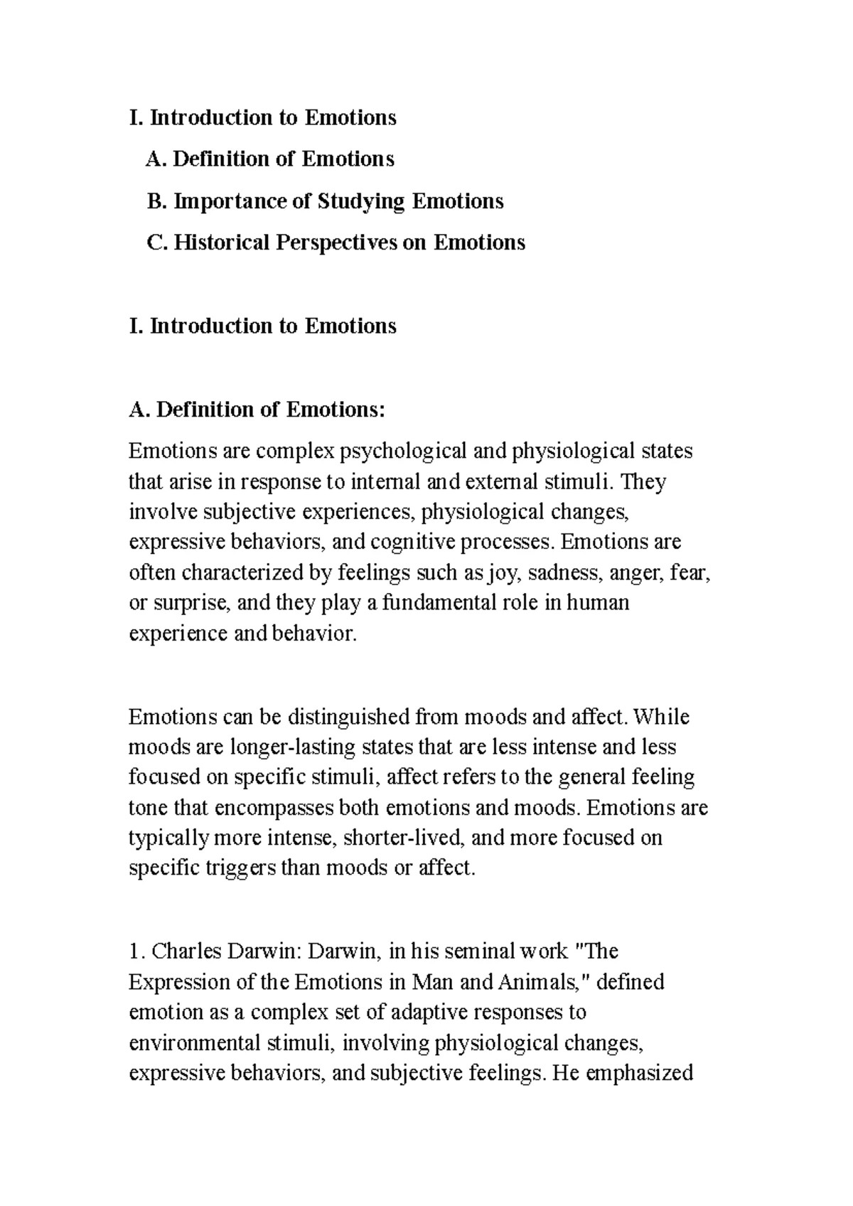 VI - Cultural and Social Influences on Emotions: Key Concepts and ...