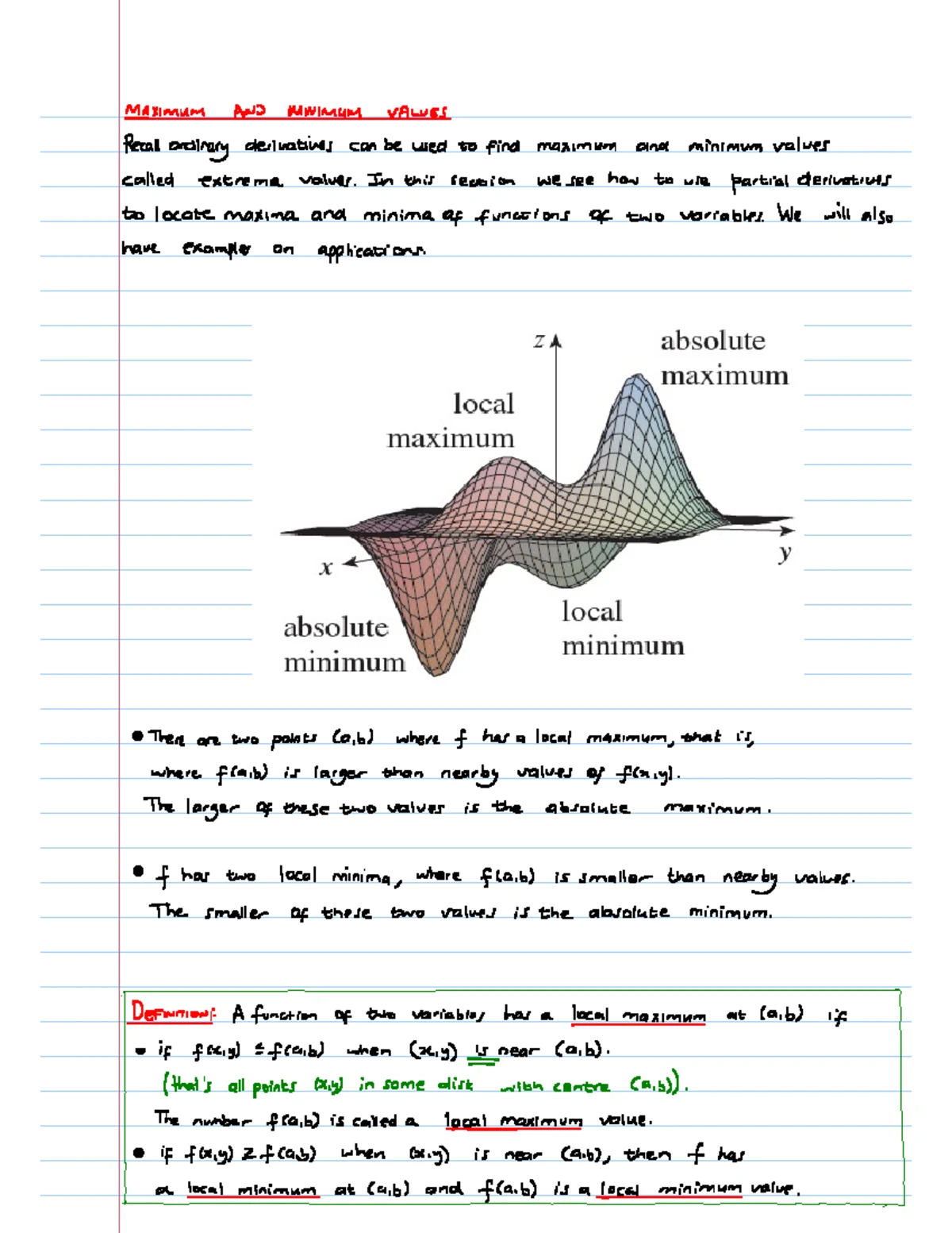 Lecture 12 Notes: Key Examples for Better Understanding - Studocu