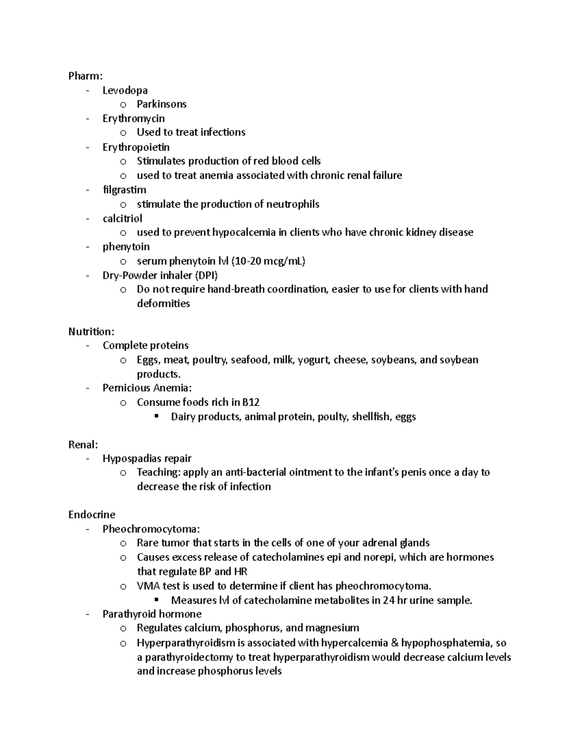 Pharm 101 - Comprehensive Lecture Notes for Key Concepts - Studocu