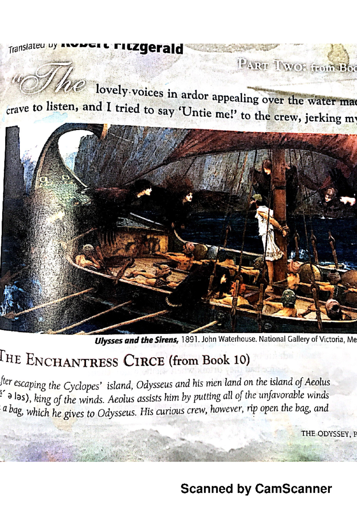 The Odyssey Part 2: Odysseus' Trials with Circe and the Underworld ...