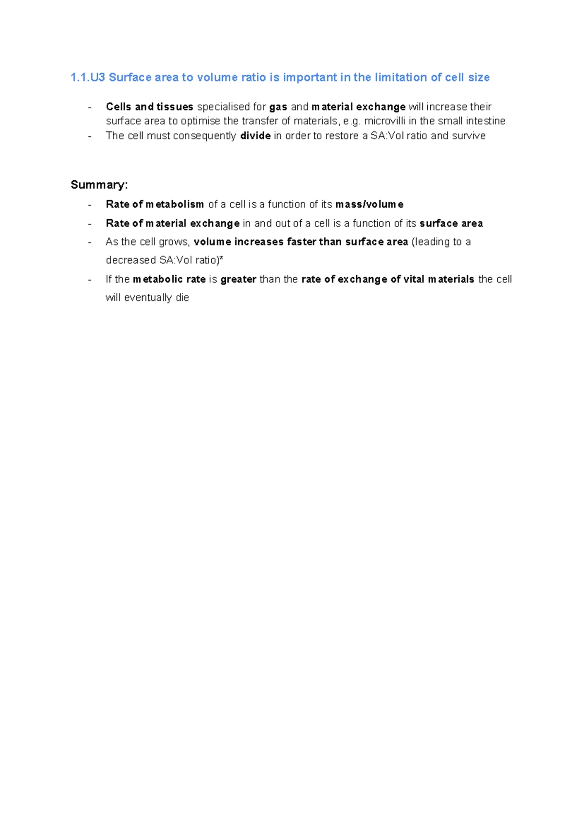 BIO101: Worksheet on Cell Organization & Structure Comparisons - Studocu