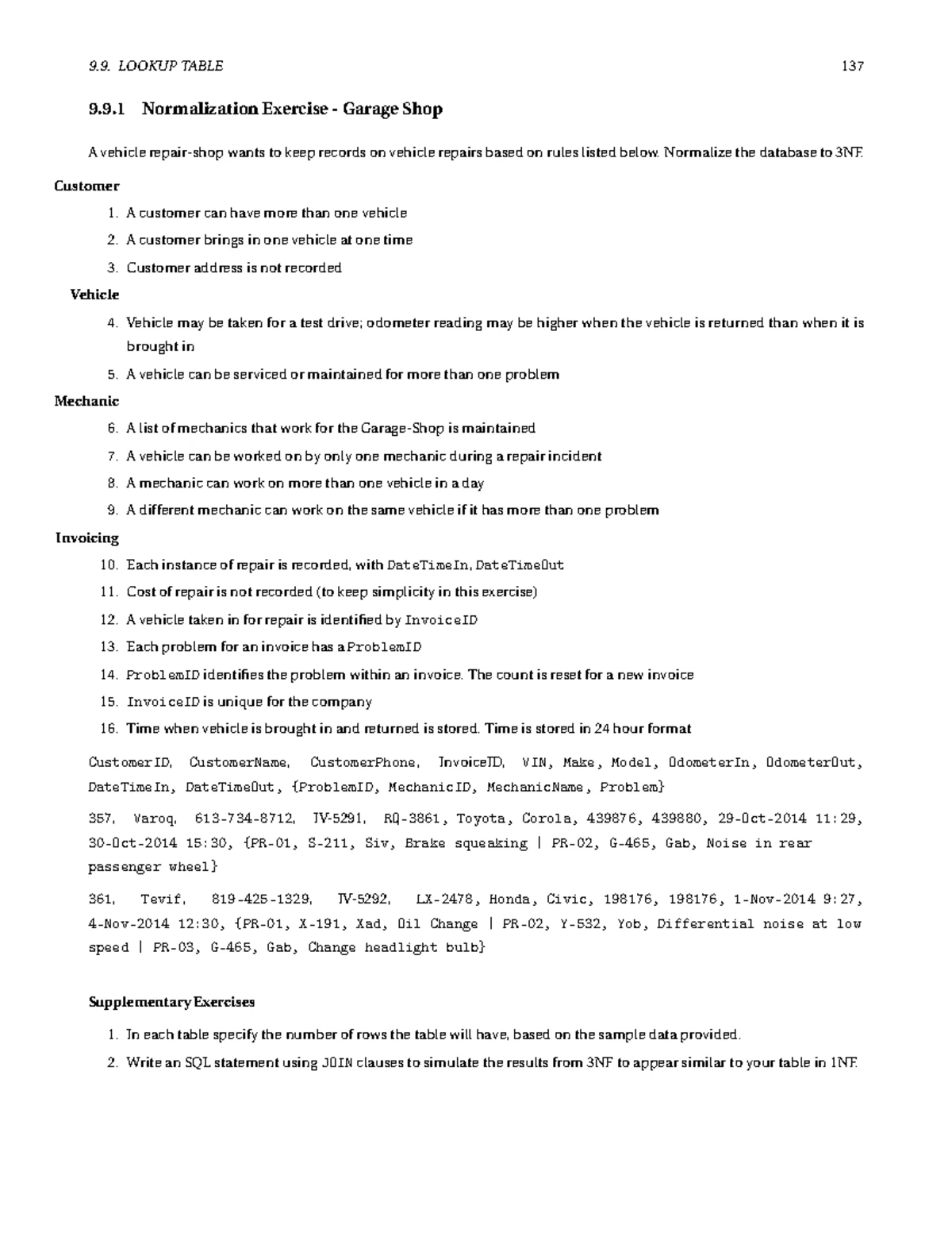 CST 8215 - Final Exam Details for Database - Fall 2022 - Studocu