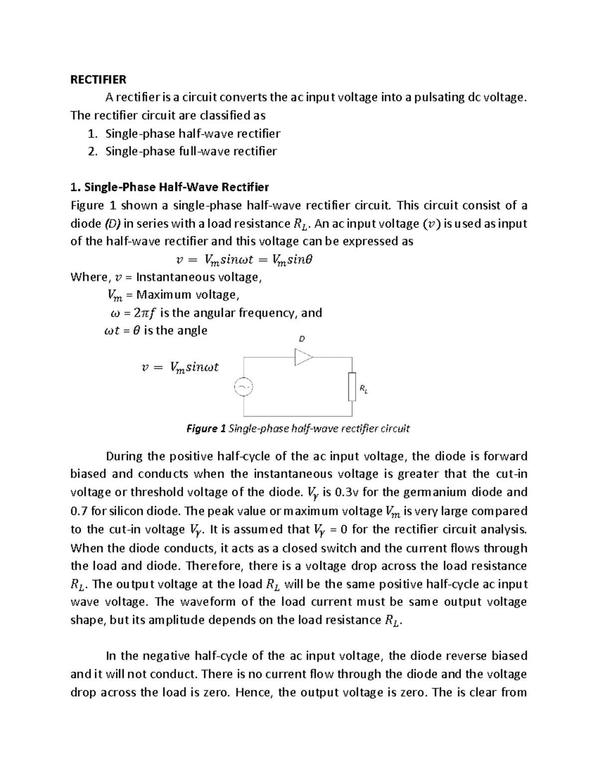 Laboratory 1 - Lab - Central Philippines State University College of ...