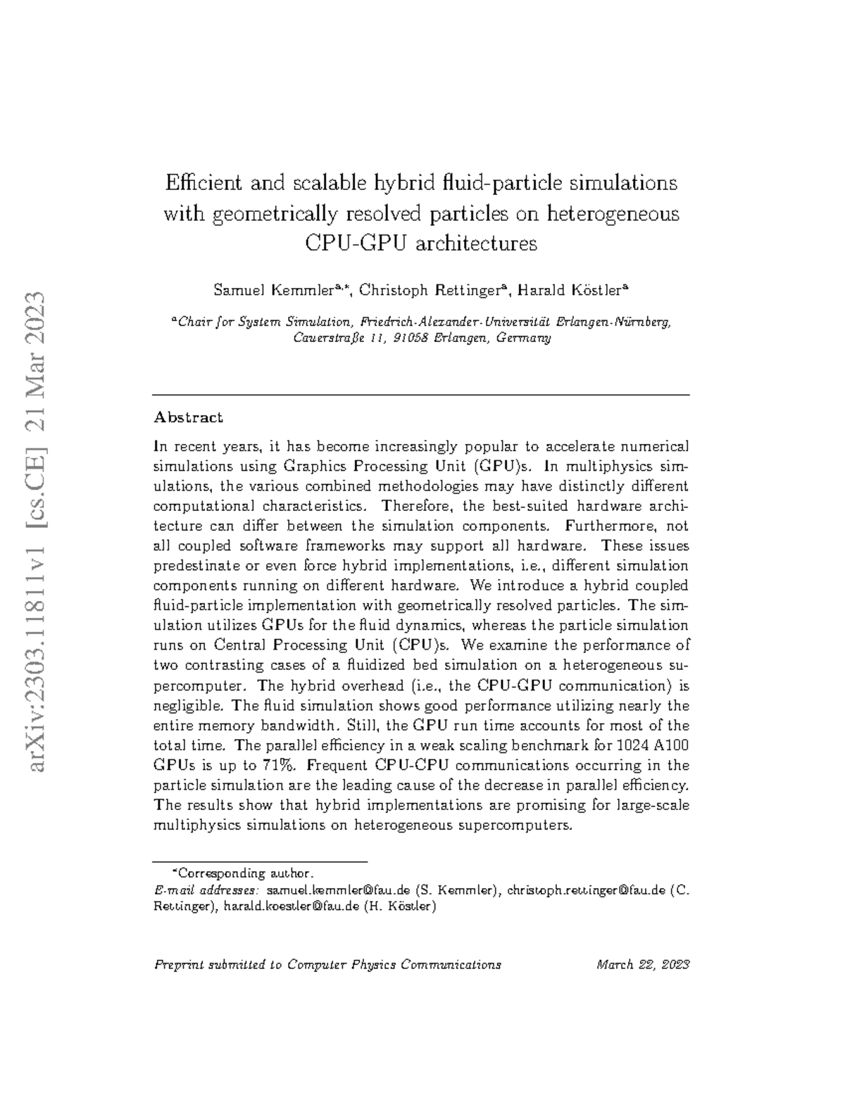 2303 - Computer science 5 - Efficient and scalable hybrid fluid ...
