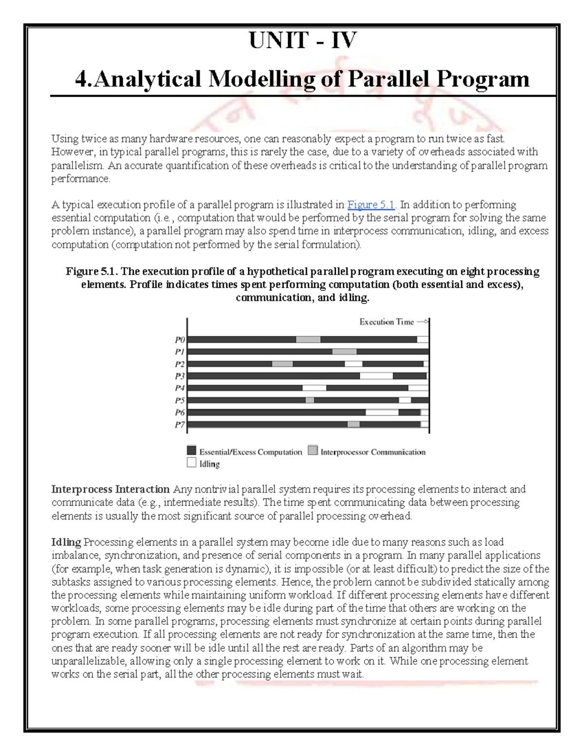 Parallel Programming Insights: UNIT IV - Performance Metrics and ...