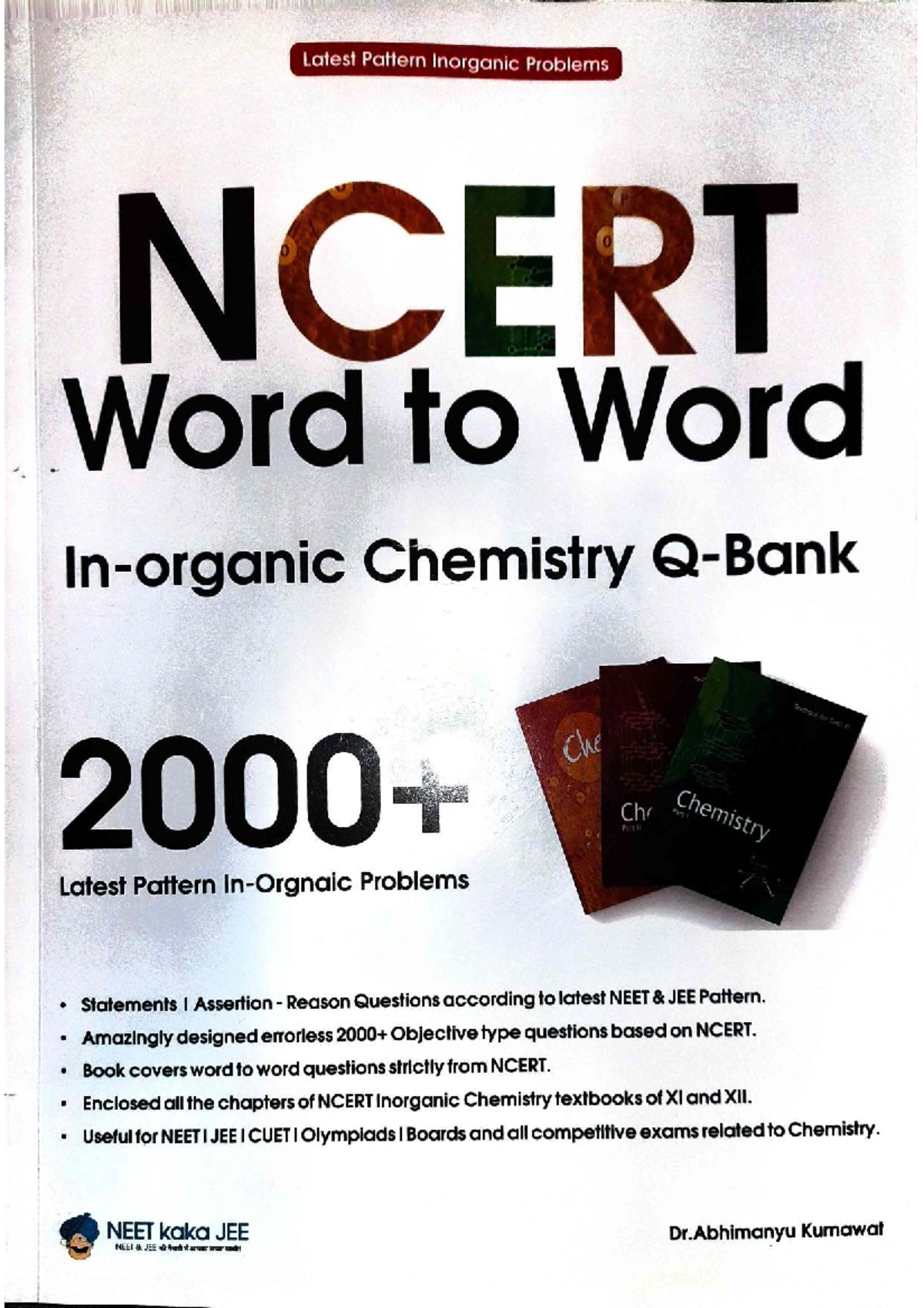 NCERT Word to Word Inorganic Chemistry Problems for NEET & JEE - Studocu