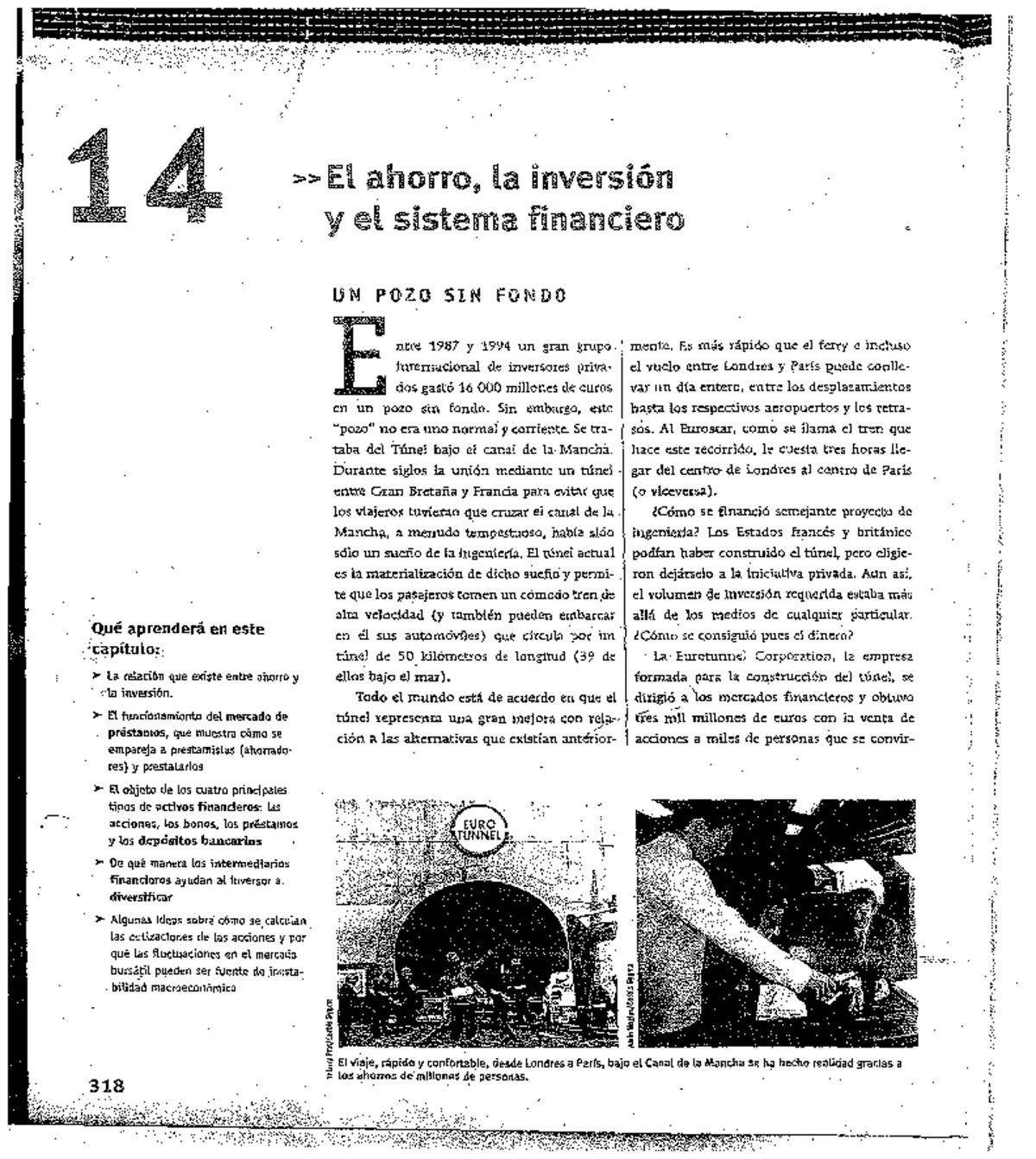 Capítulo 14: Ahorro, Inversión y el Sistema Financiero (Econ 101) - Studocu