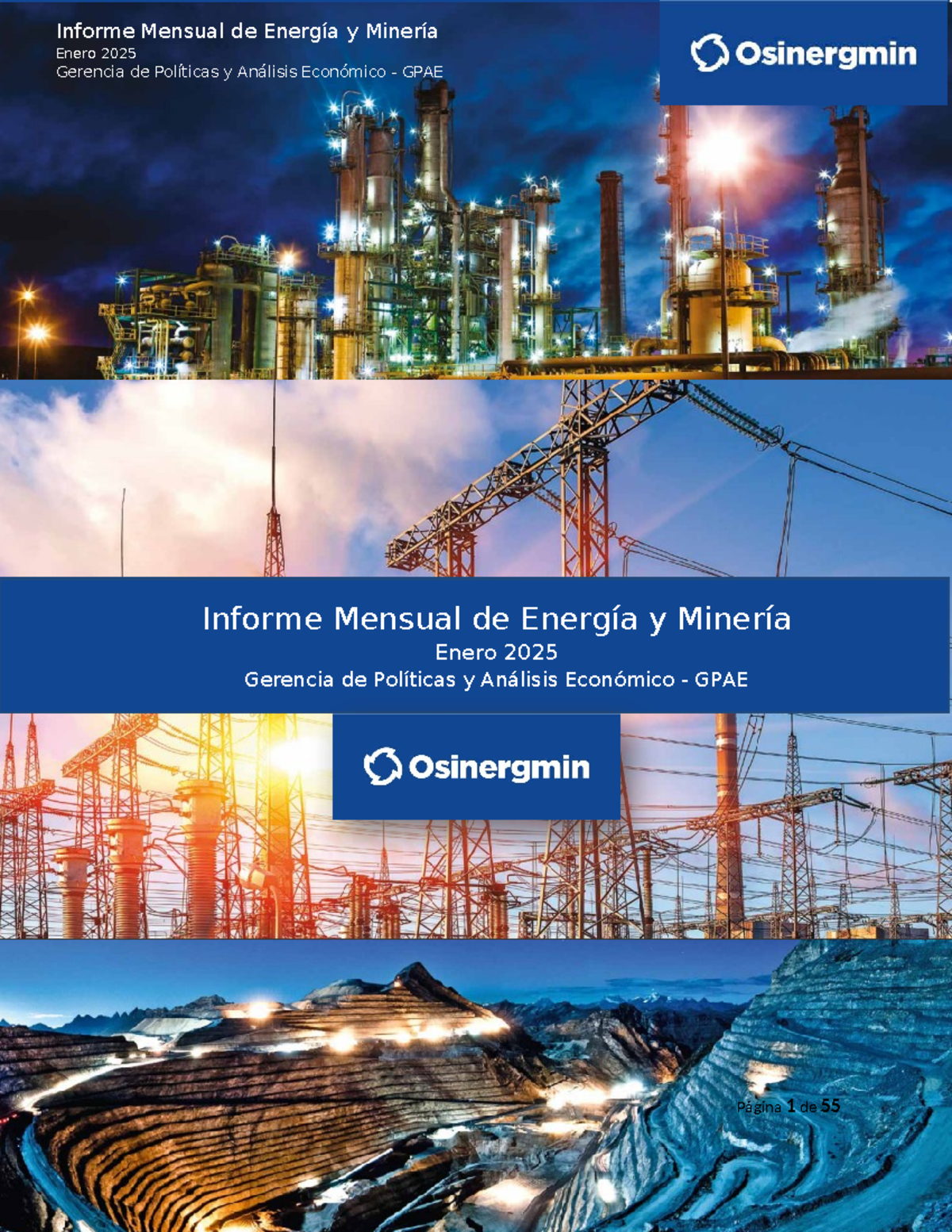 Informe Mensual de Energía y Minería - Enero 2025 (2803 v3) - Studocu