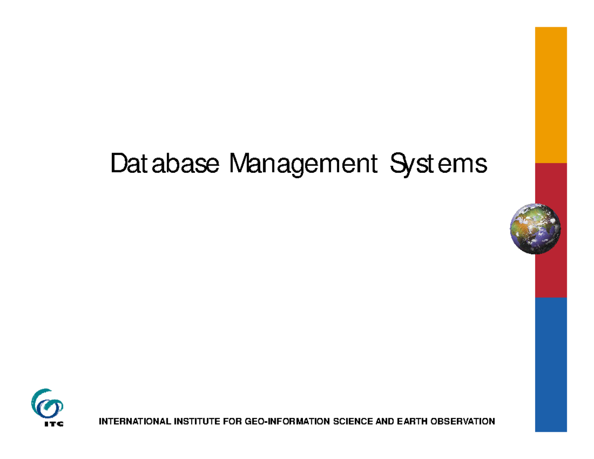 Chapter-3 - good lecture note - Database Management Systems ...