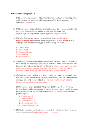 SV AK Water P4 H4 - AARDRIJKSKUNDE SAMENVATTING PARAGRAAF 4. Hoe komt ...