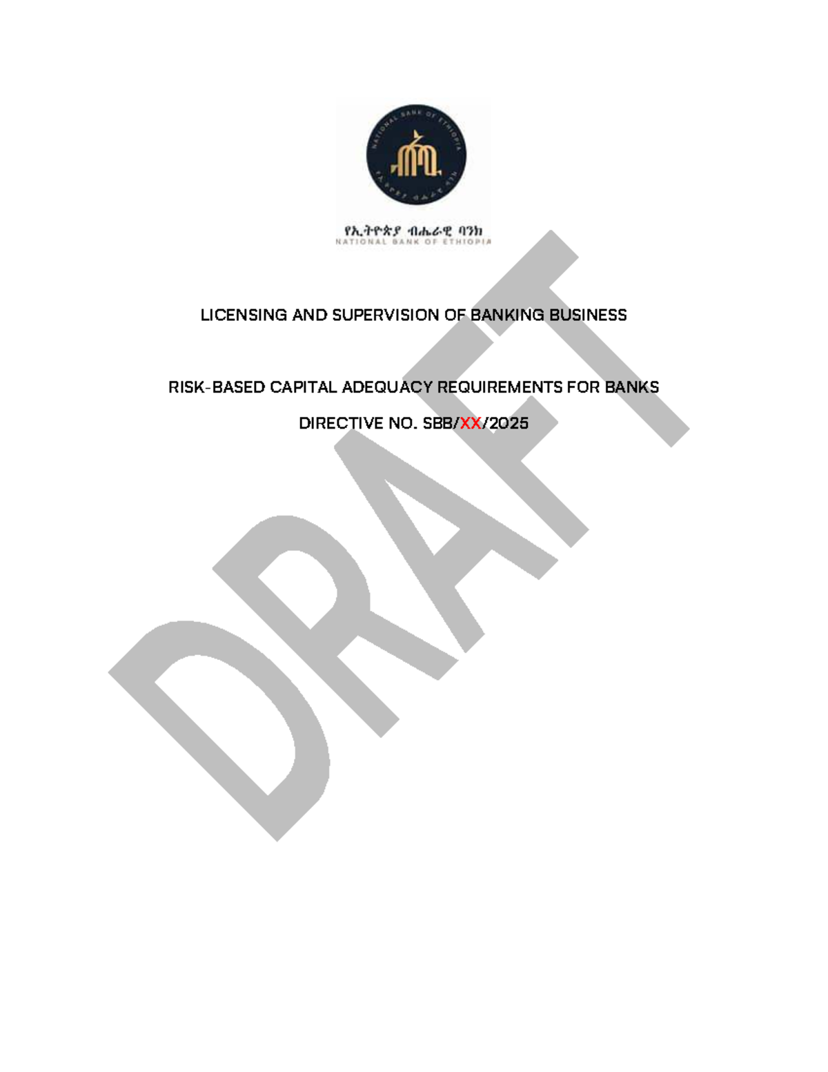 Risk-Based Capital Adequacy Requirements for Banks: Directive Overview ...