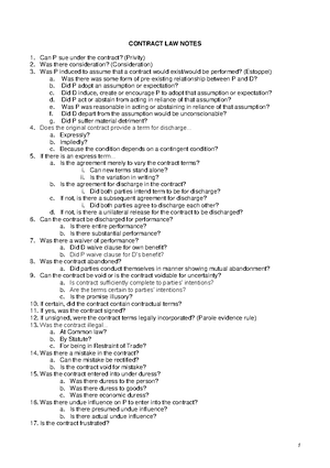 洋書 Contract Law 2012 LAW251 - UTAS - Contract Law - Studocu
