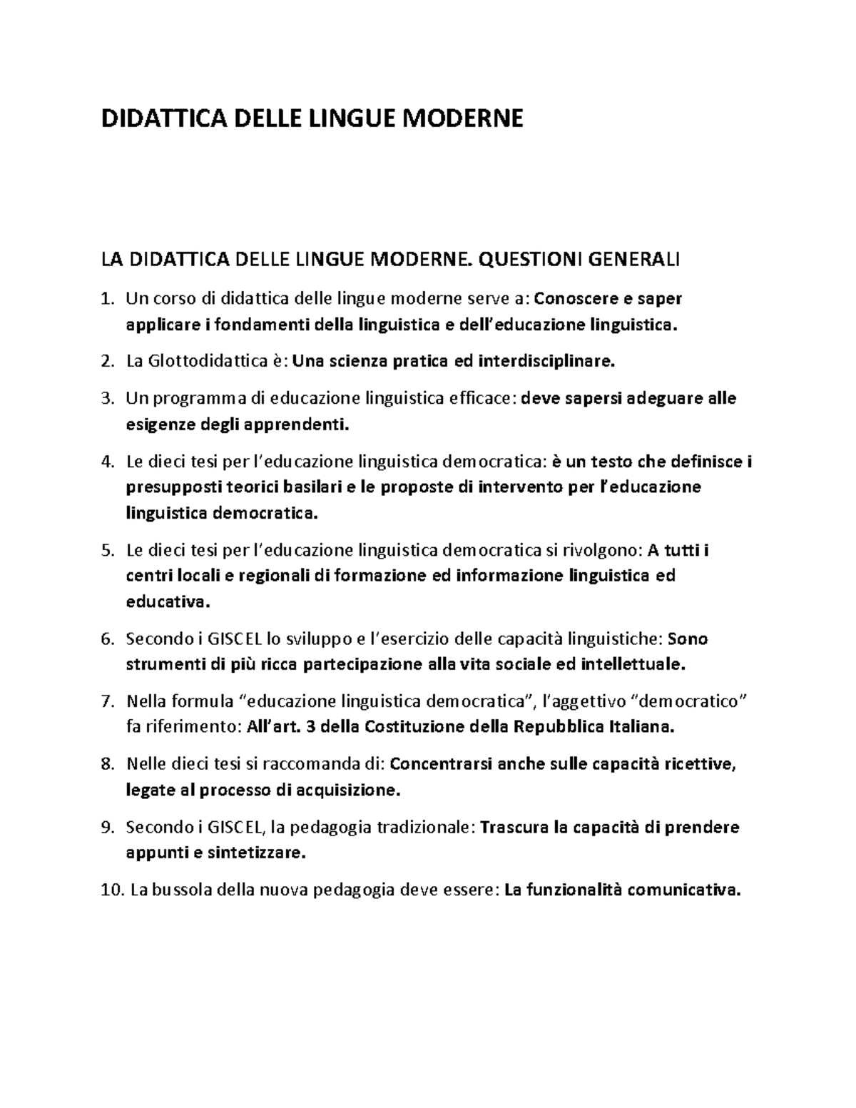 Didattica delle Lingue Moderne: Questioni Generali e Tematiche Chiave ...