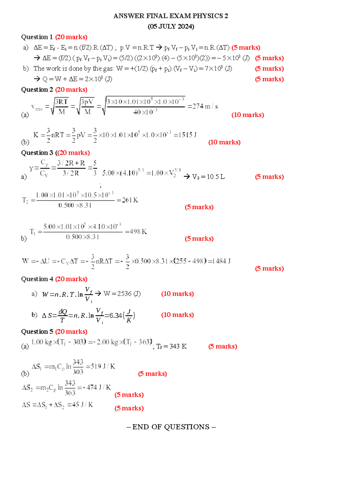 Answer PHYS2- Final 06-2024 v2 SV - ANSWER FINAL EXAM PHYSICS 2 (05 ...