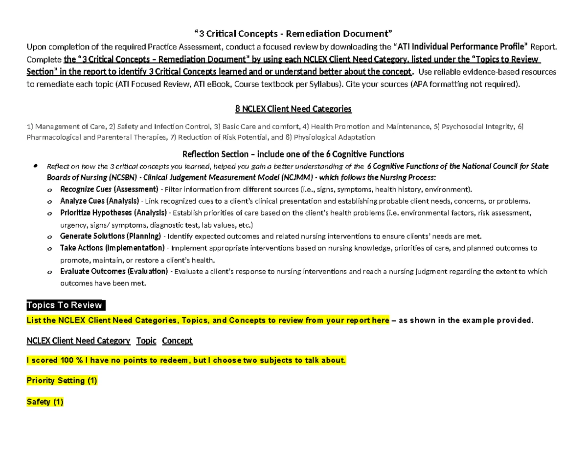 Chapter Quiz Review Worksheet - Key Concepts & Testing Skills - Studocu