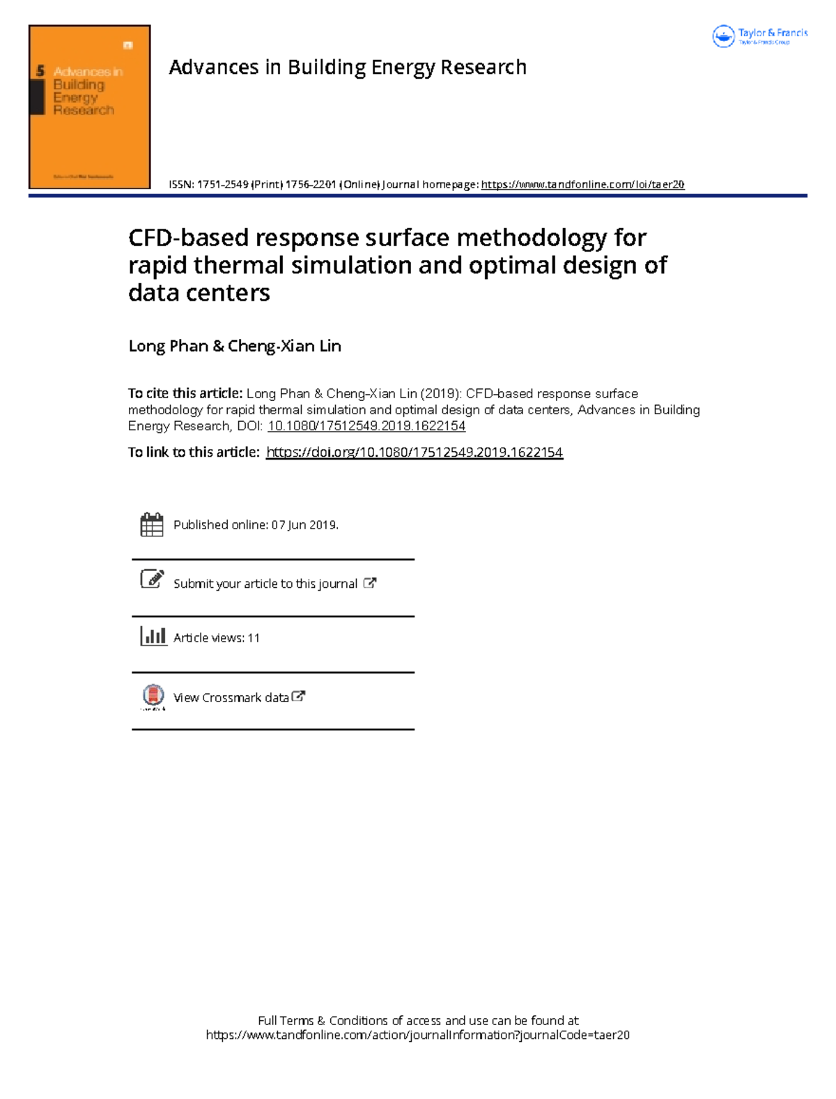 Response Surface Methodology for Data Center Design Optimization - Studocu