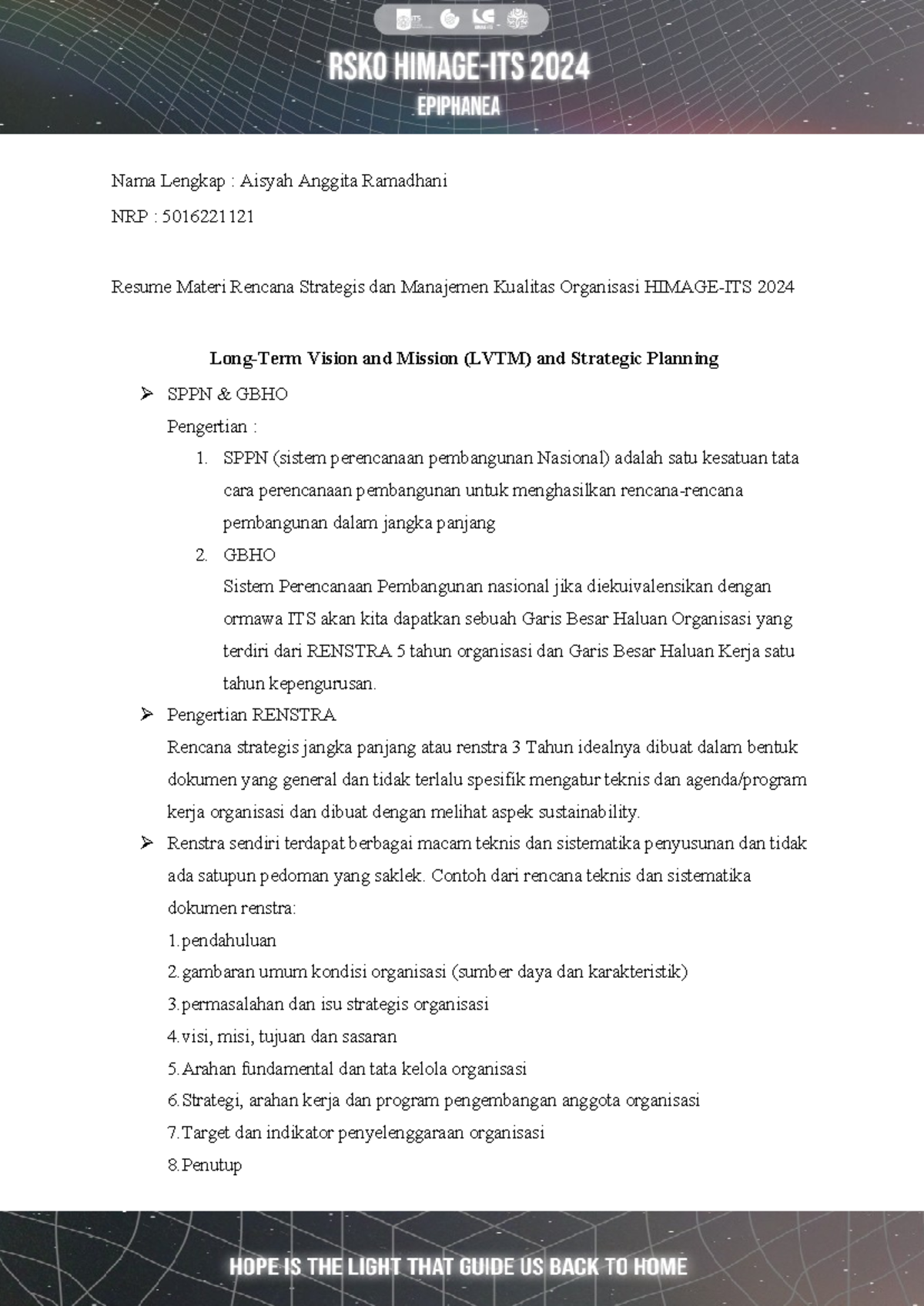 5016221121 Resume Strategis Manajemen dan Pengambilan Keputusan HIMAGE ...