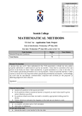 Practice materials for Studying Math Methods Unit 3 and 4 in VCE ...