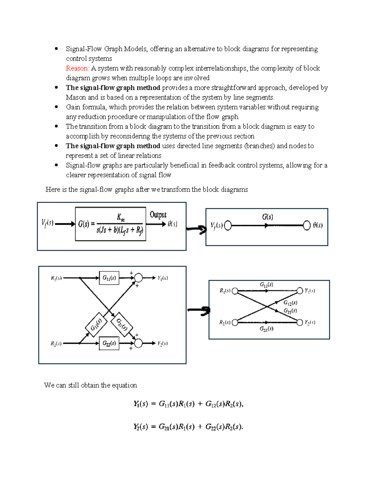Phần lí thuyết cho vào slide - Signal-Flow Graph Models, offering an ...