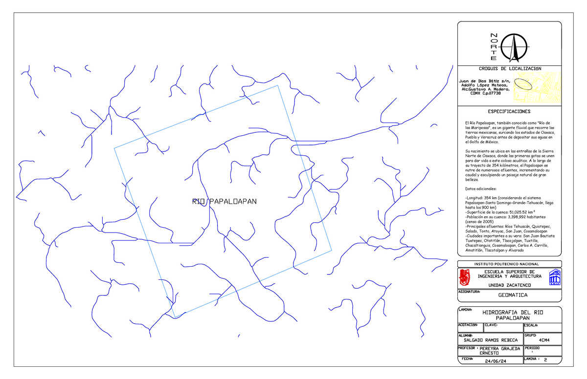 RIO Papaloapan Hidrografia-Model - R ON T E ANEXO ANEXO ...