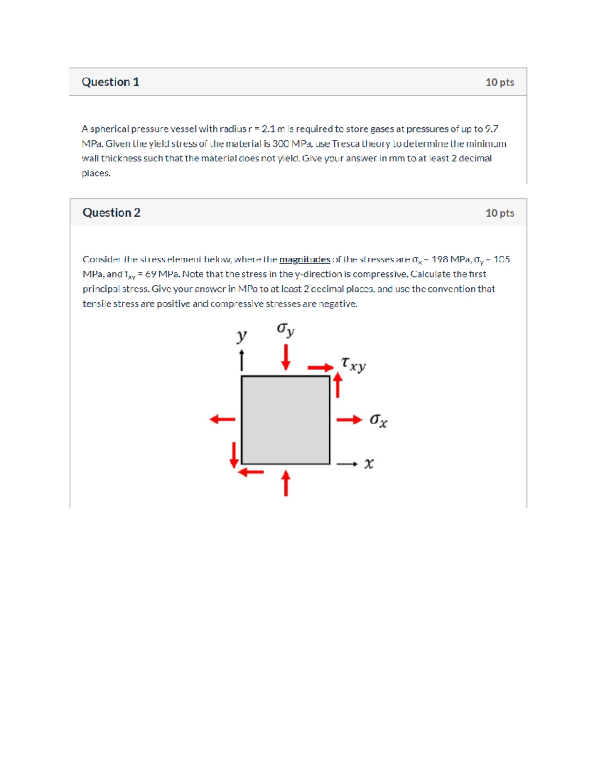 SAD Assignment 1 2023 - SAD A1 - Stress Analysis and Design (MECH ENG ...