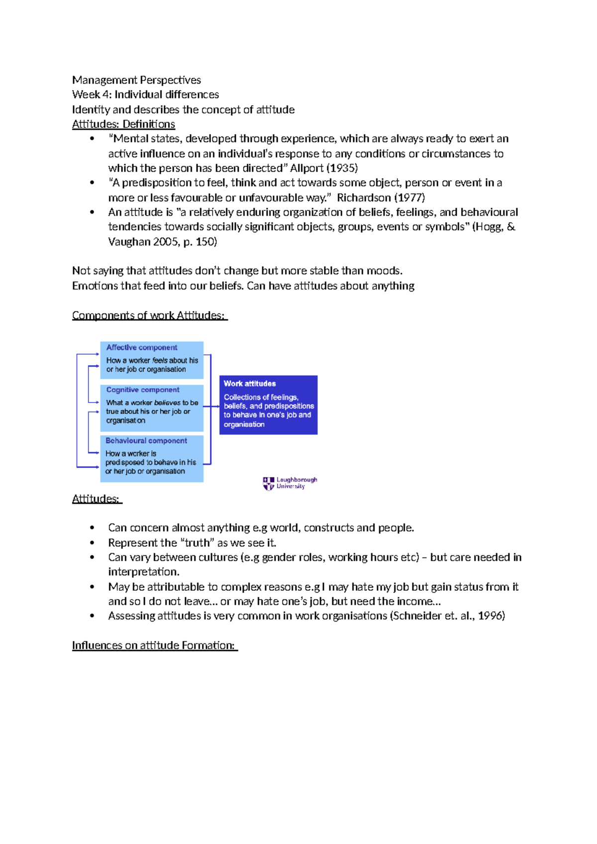 Week 4 Individual differences - Management Perspectives Week 4 ...