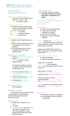 Endocrine System - lecture notes anaphy - Composed of glands and cells ...