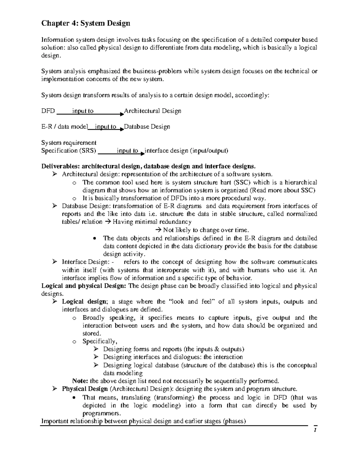 SAD Lecture Notes: Chapter 5 - System Implementation & Maintenance ...