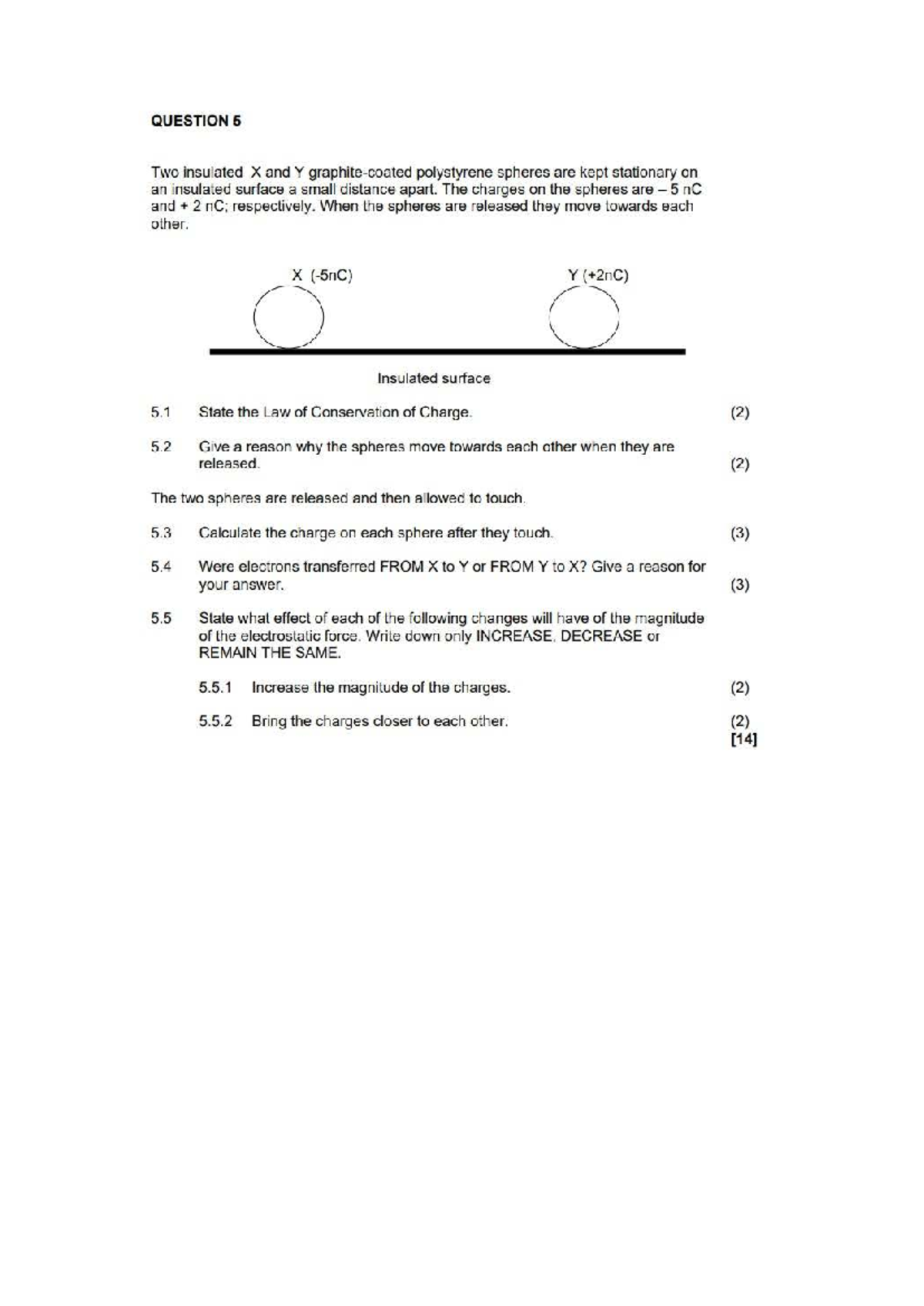 Electrostatic Practice Questions - PHYS 101 Final Exam - Studocu