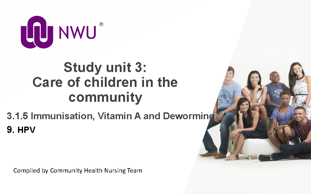 HPV Vaccine Overview for NSCH 111 & NSFP 121: Community Care Insights ...