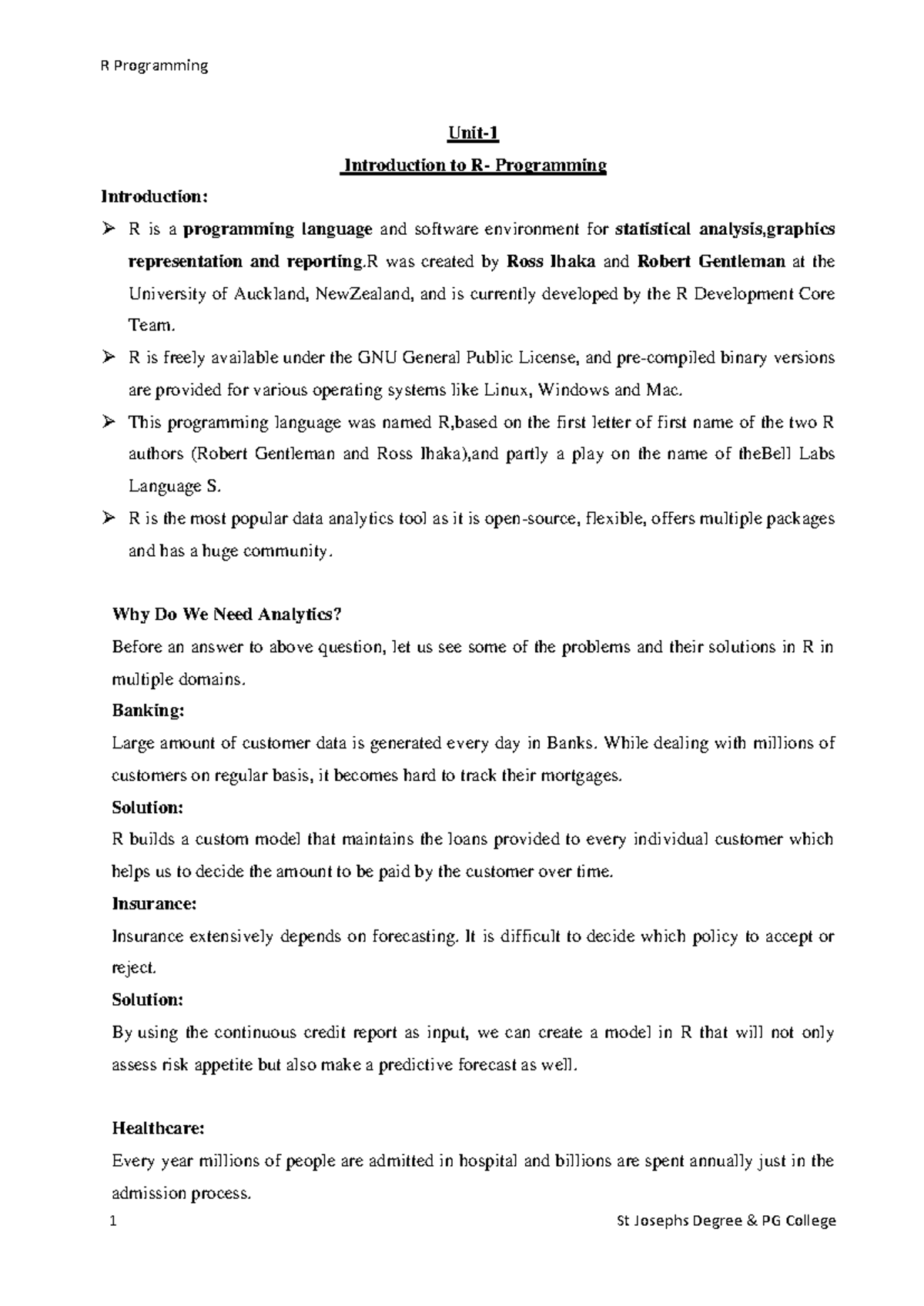 Data Analytics Using R - DA Notes and Fundamentals of R Programming ...