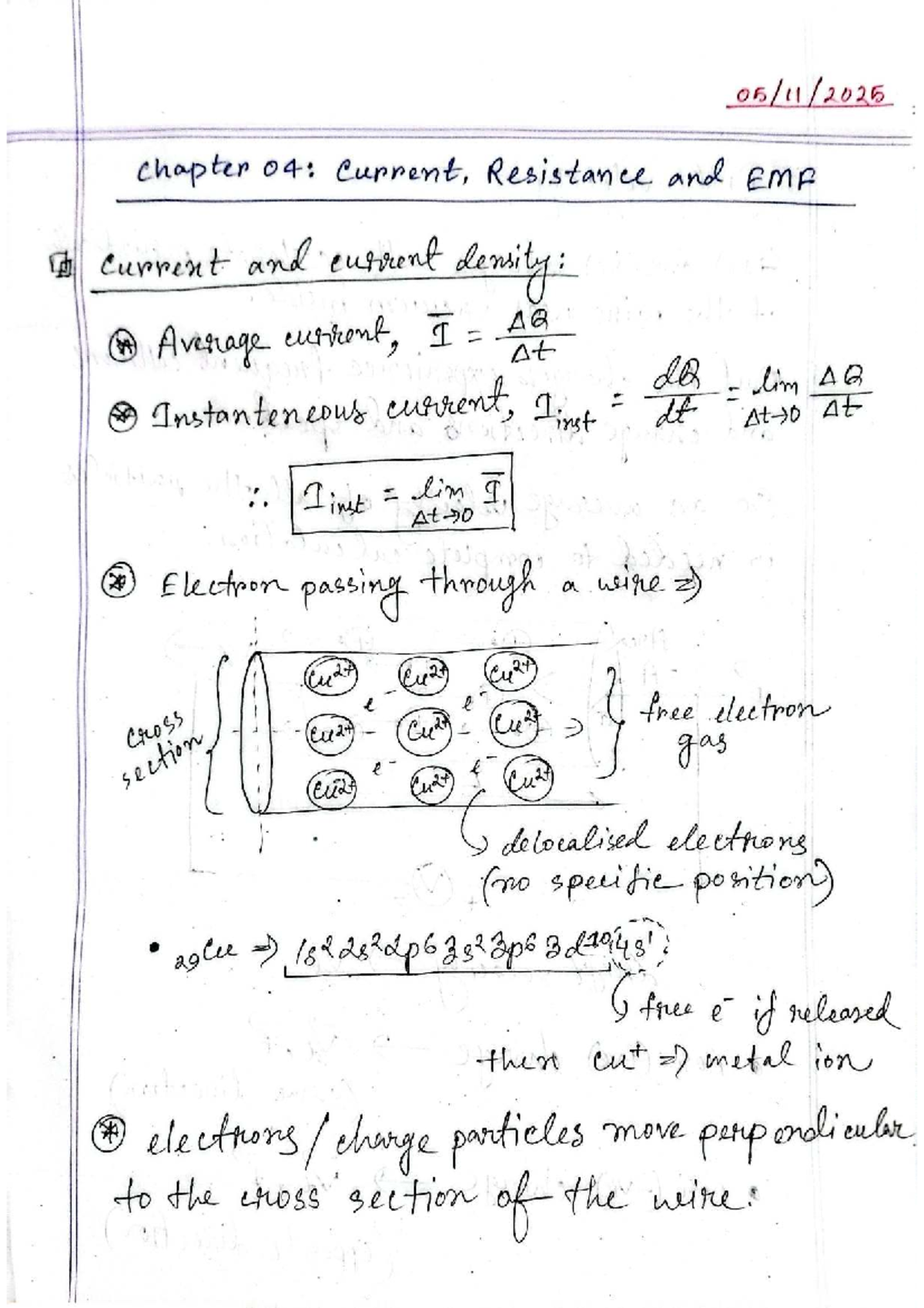 PHY102 - Chapter 04: Current, Resistance, and EMF Concepts - Studocu