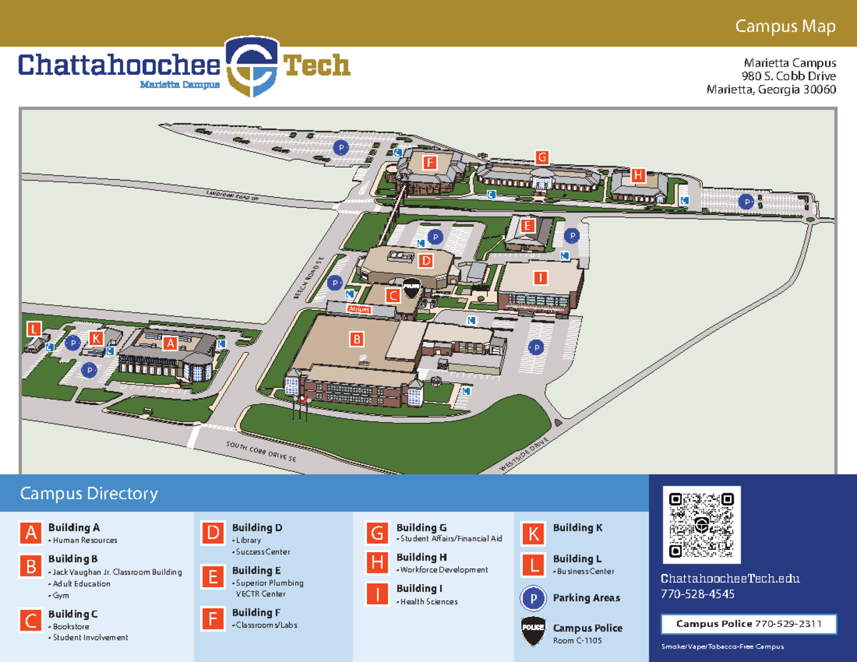 Chattahoochee Tech Marietta Campus Map & Directory - Studocu