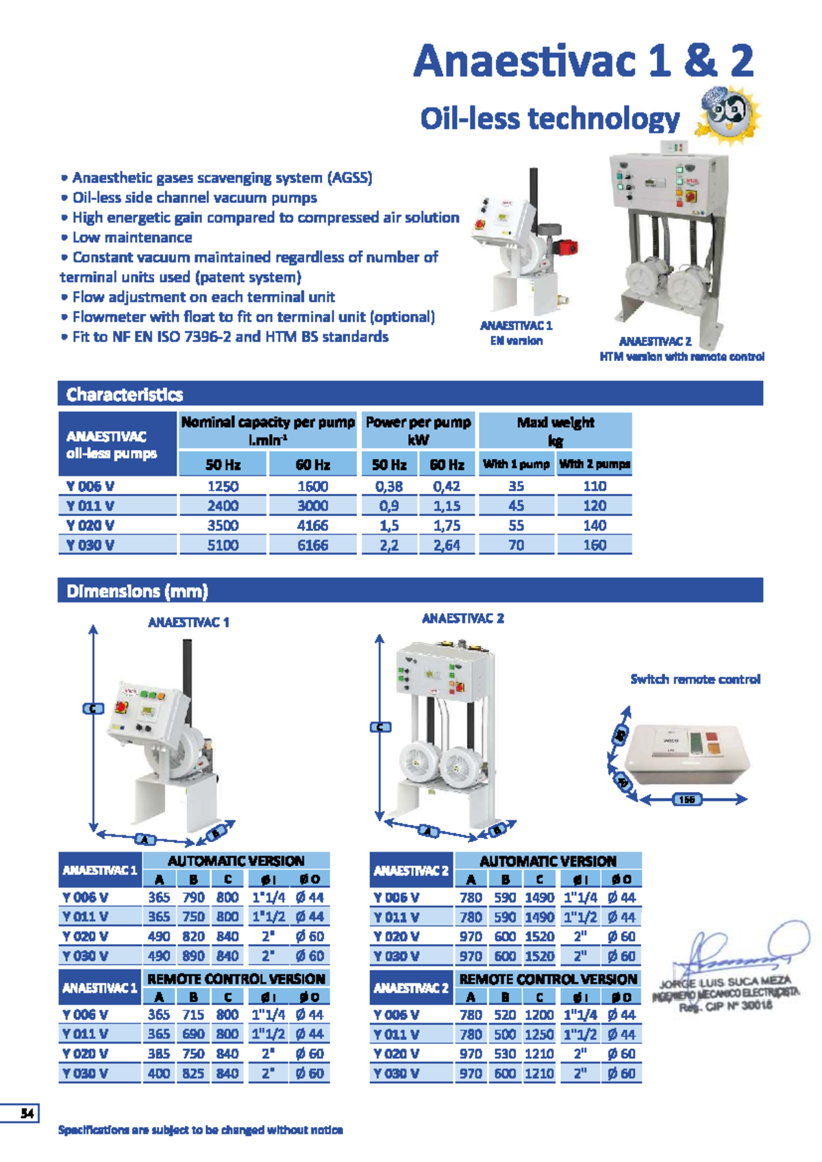Anaestivac1l 2 Technology I AGSS & Side Channel Vacuum Pumps - Studocu