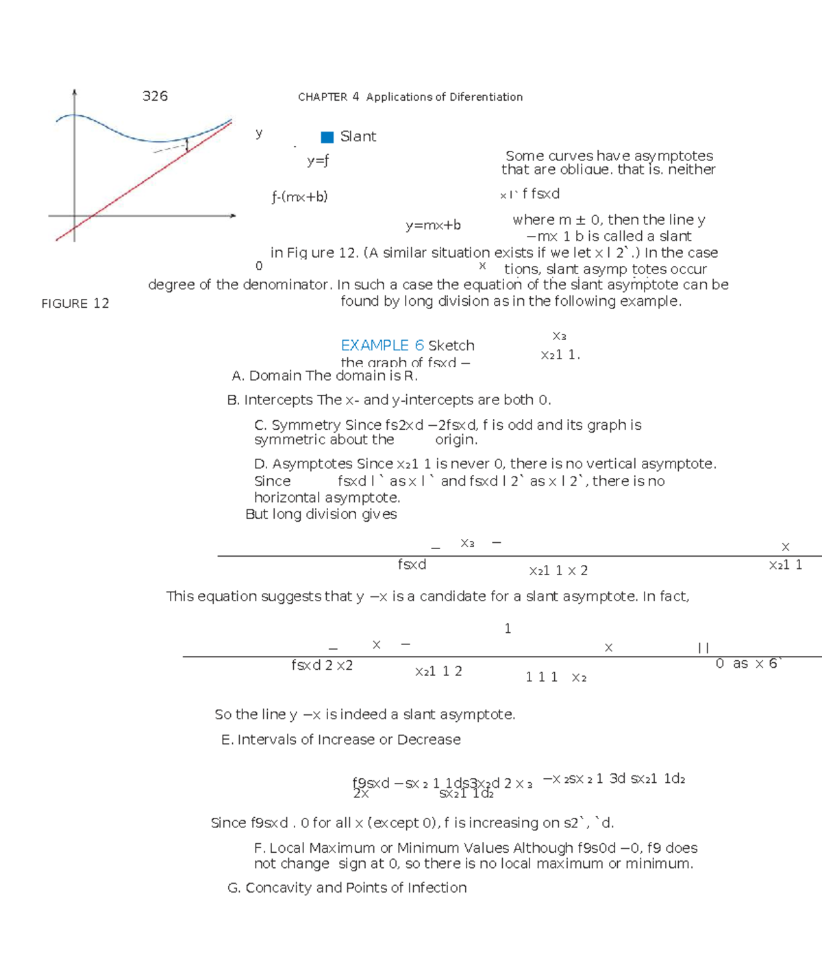 326 CHAPTER 4 Applications of Differentiation: Slant Asymptotes ...