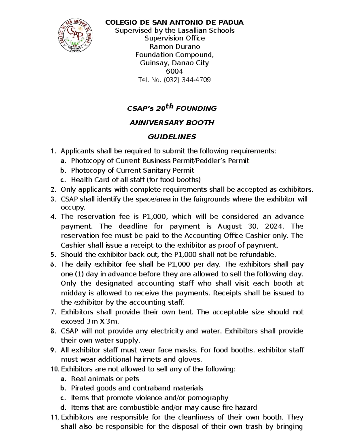 CSAP Color Fun Run Guidelines & Registration Info for 2024 - Studocu