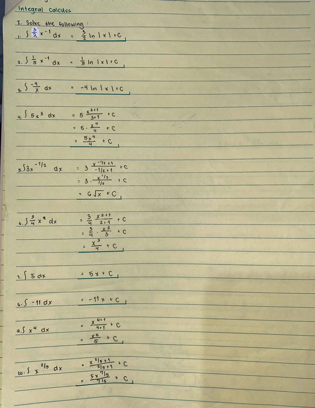 Integral Calculus I: Solutions and Activities for S213 Final Exam - Studocu