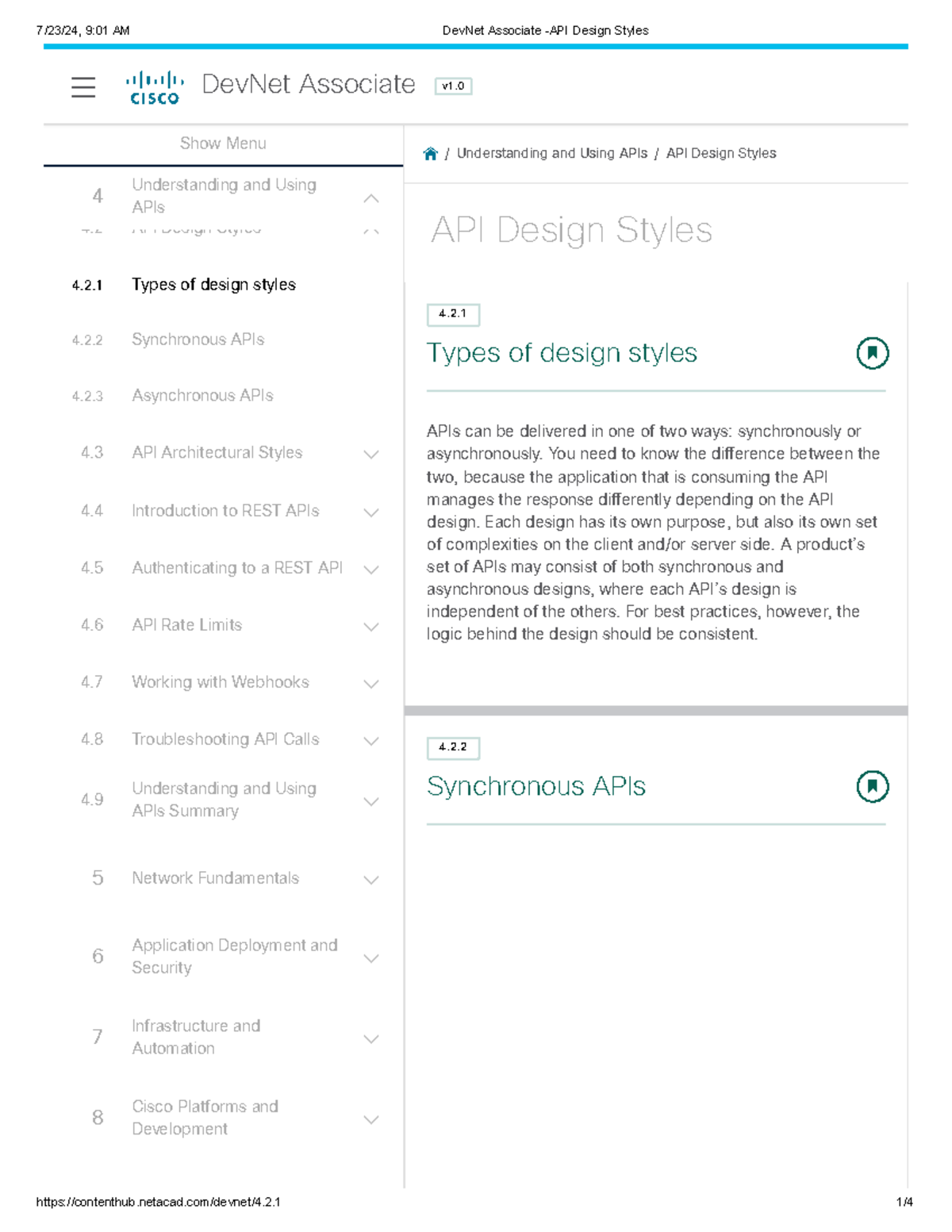 Dev Net Associate -API Design Styles - / Understanding and Using APIs ...