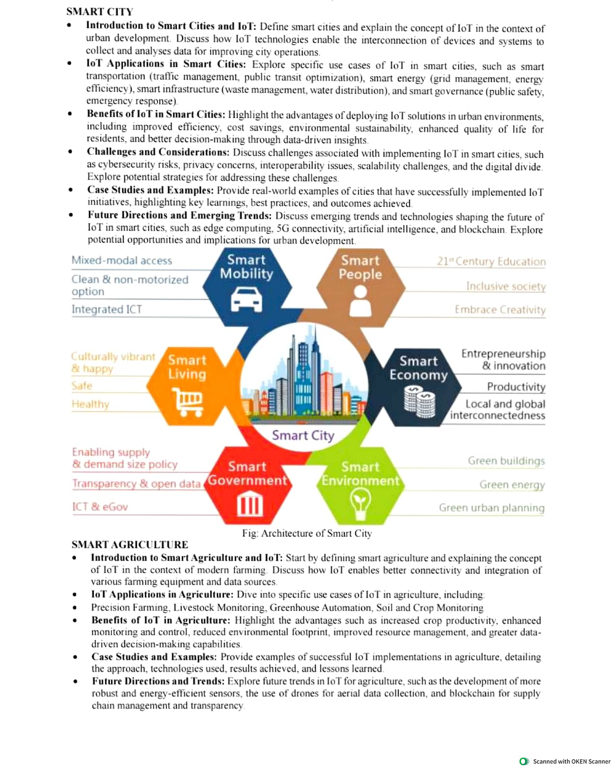 IoT Unit 1 Part 2: Exploring Smart Cities and Smart Agriculture - Studocu