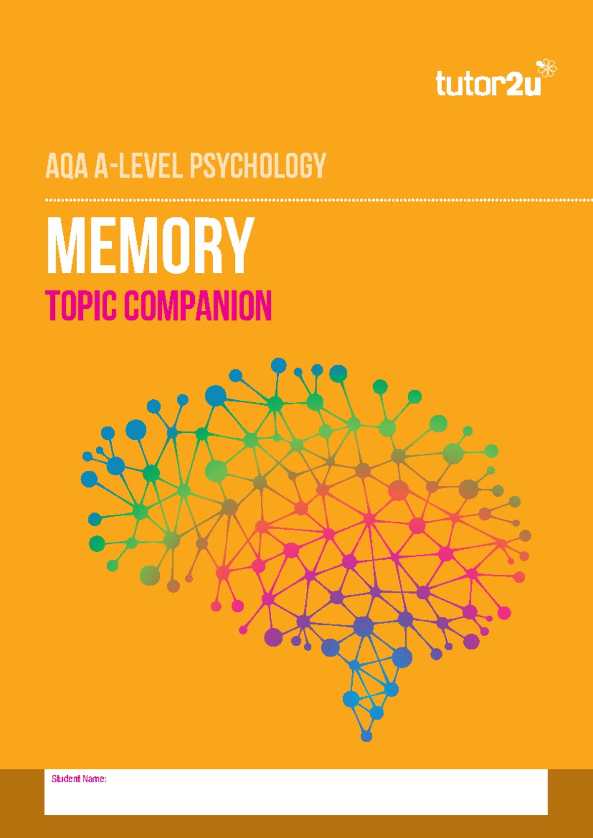 AQA A-Level Psych Memory Topic Companion: Key Concepts & Studies - Studocu