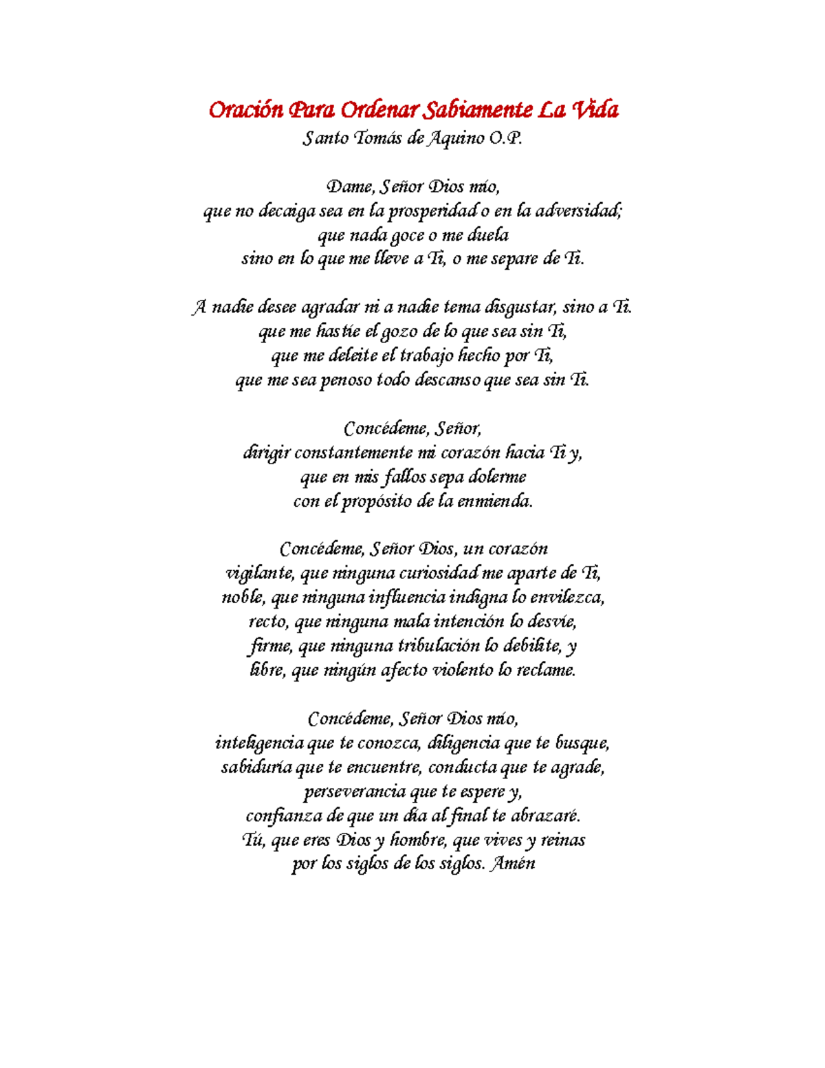 Oración para Ordenar la Vida: Sabiduría y Fe en Cada Momento - Document Preview