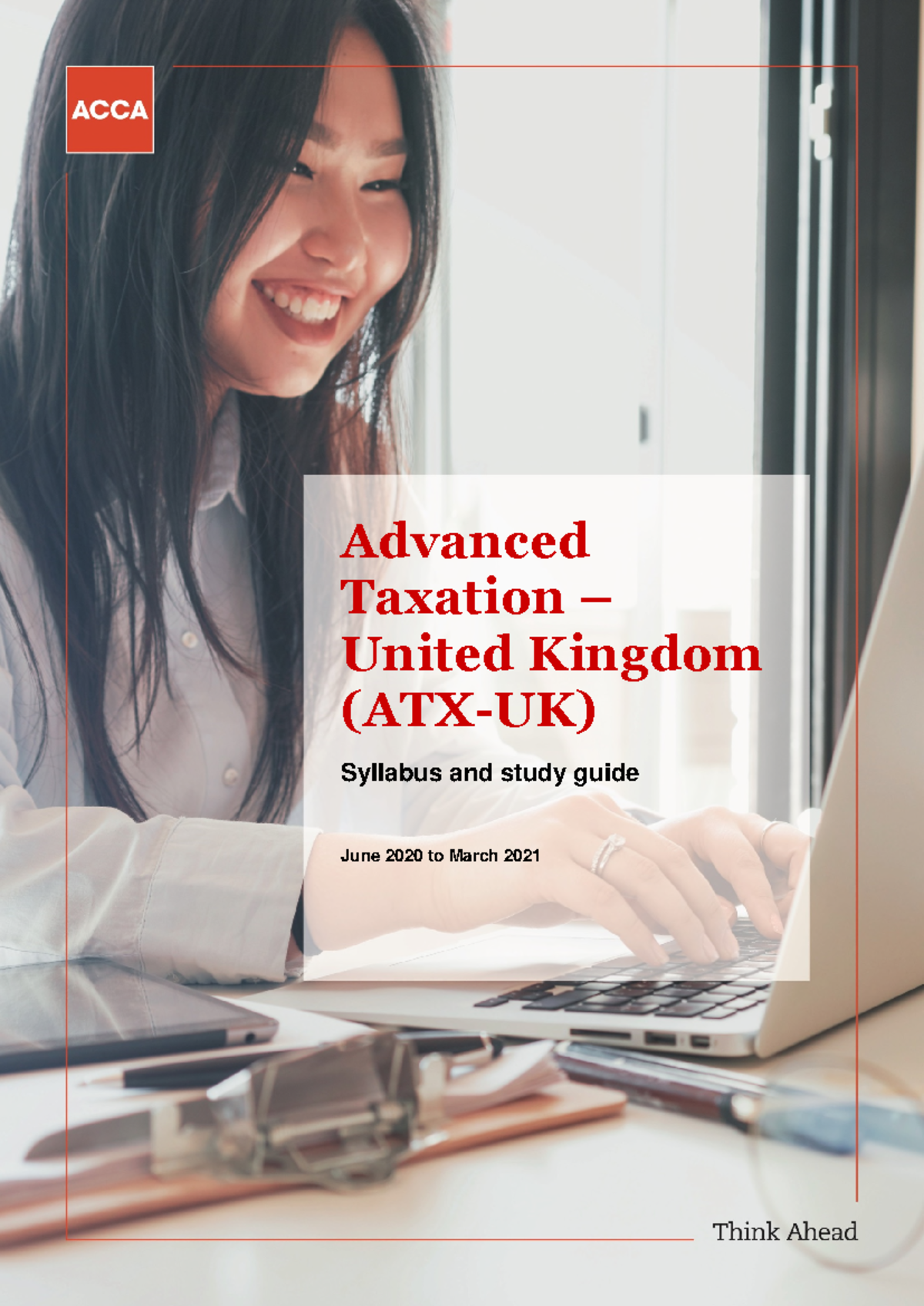 ACCA TXN - Advanced Taxation UK Syllabus & Study Guide (2020-2021 ...