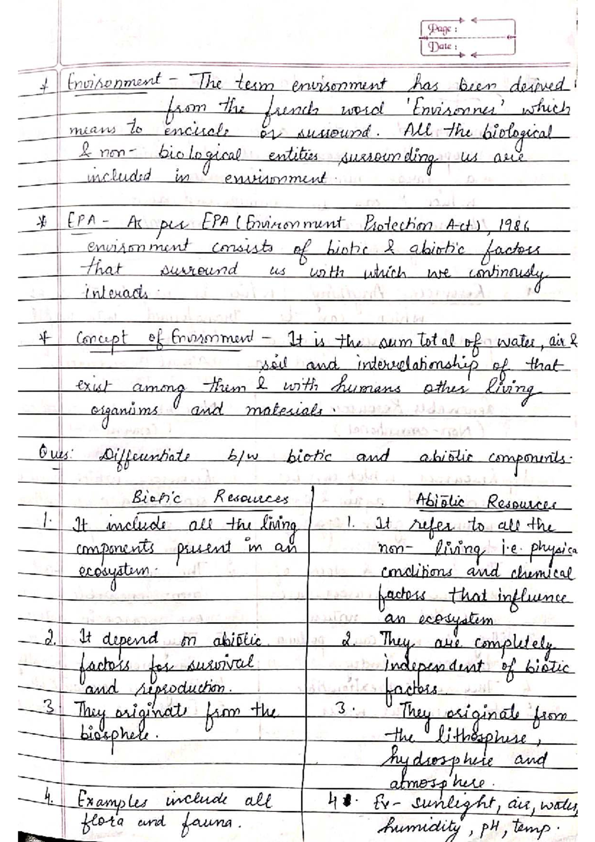 DU EVS AEC Semester 1: Comprehensive Environmental Studies Notes - Studocu