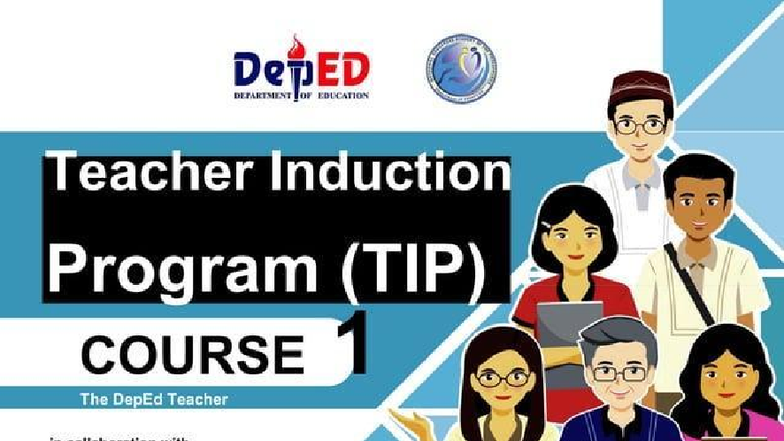 DeTED Teacher Induction Program (TIP) Course 1: The DepEd Teacher ...