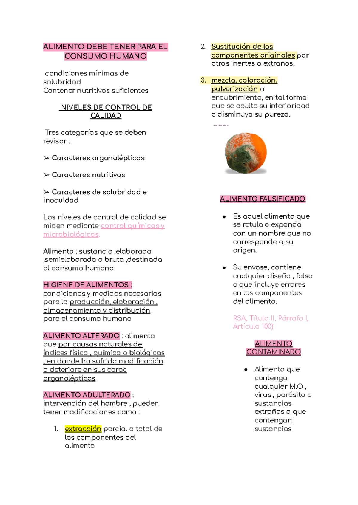 Solemne 1: Normas de Higiene y Seguridad Alimentaria - Document Preview