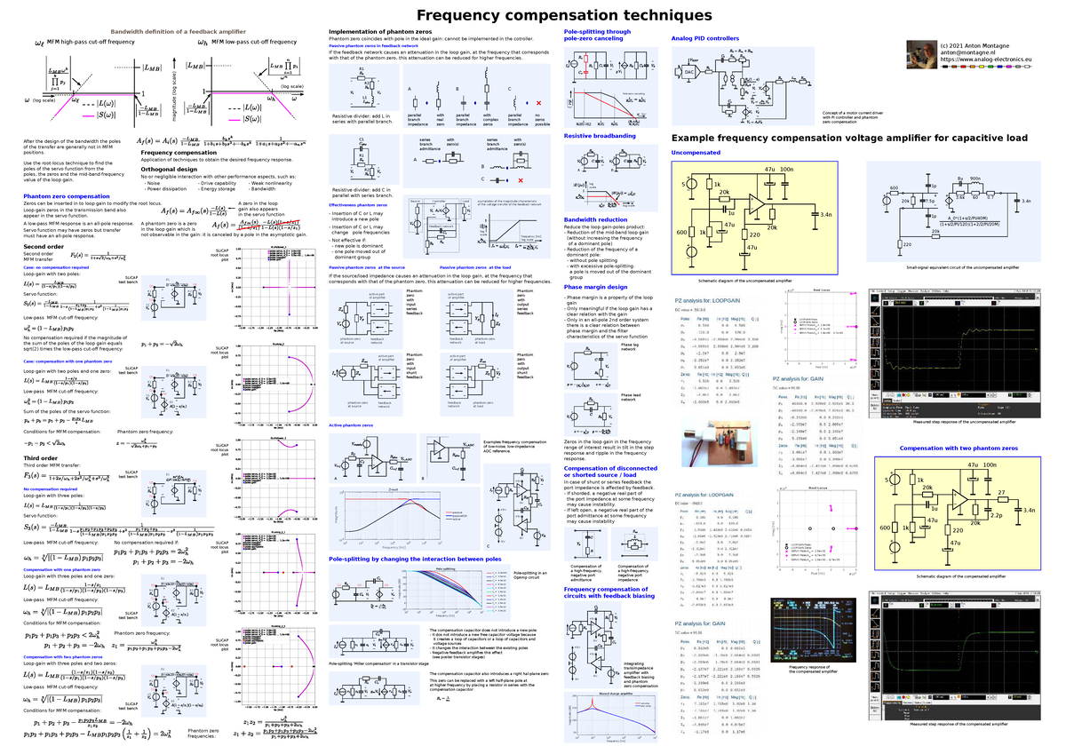 Frequency Compensation Techniques for MFM Feedback Amplifiers - Studeersnel