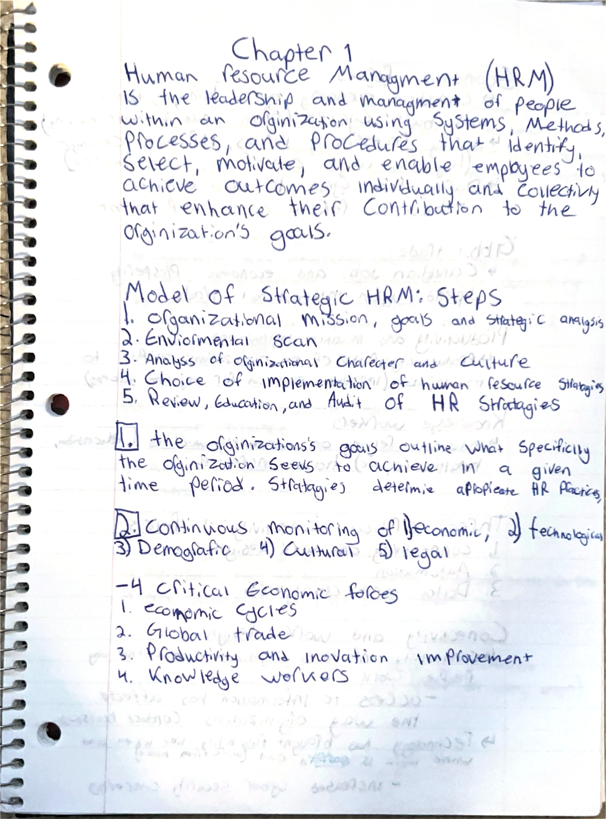 HRMT1101 Midterm Review: Key Concepts in Human Resource Management ...