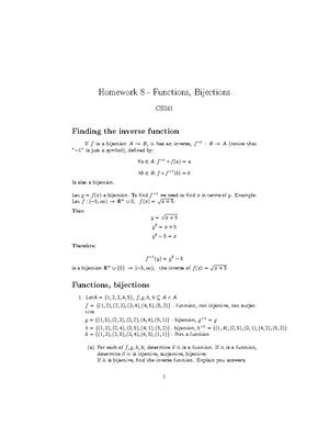 Homework 6 - Solutions - Homework 6 - Proofs CS October 26, 2024 Proofs ...