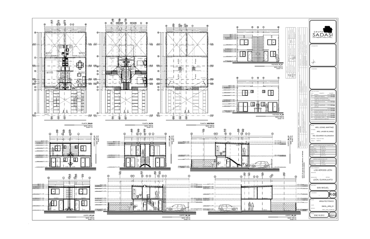 Corte Arquitectónico CL-01: Detalles de Niveles y Cerramientos - Studocu